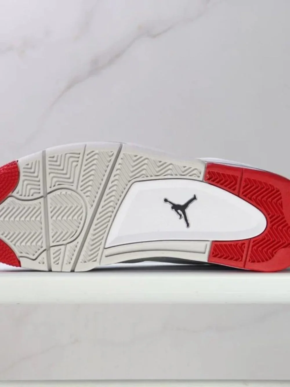 Men's Air Jordan 4 RM Shoes - White Fire Red FQ7939-102